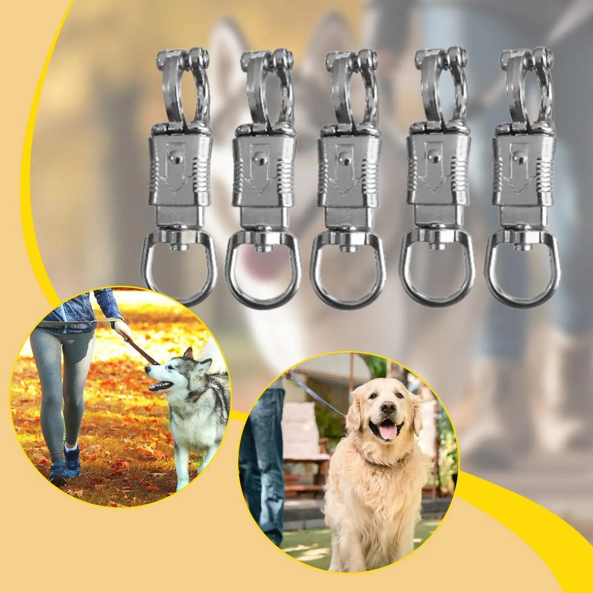 5Pcs Panic Snaps Quick Release Buckle Clips - MyPetDollar.com