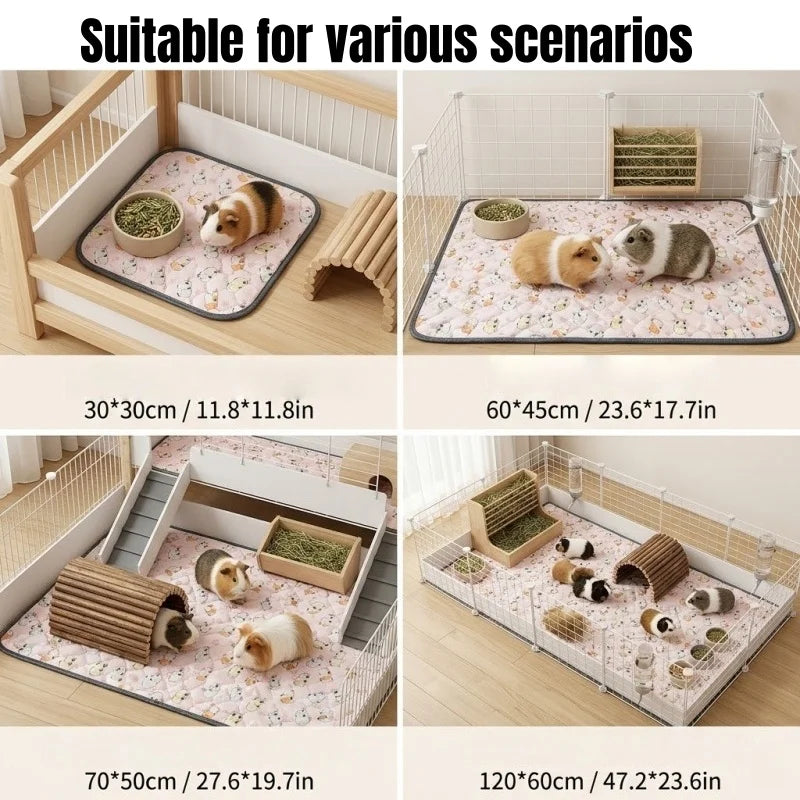Guinea Pig Cage Liner Washable Pee Pad - MyPetDollar.com