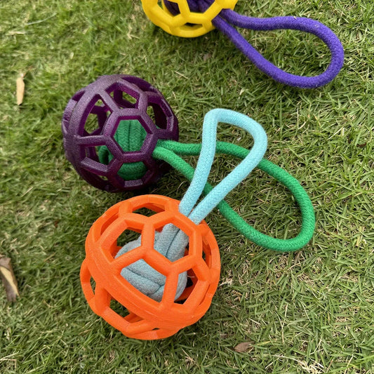 Durable Hollow TPR Dog Chew Ball With - MyPetDollar.com