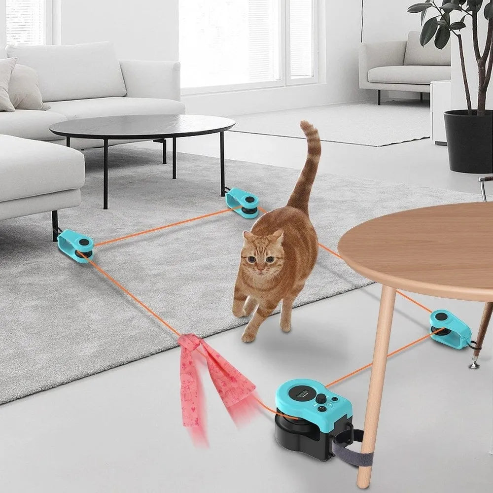 Adjustable Speed Interactive Cat Chase Run - MyPetDollar.com