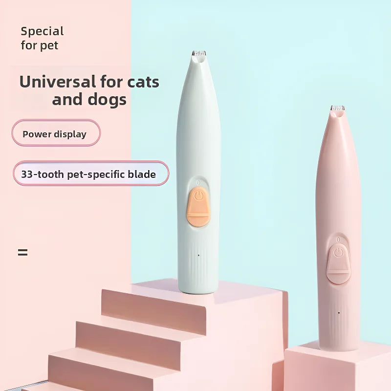 Dog Cat Paw Hair Trimmer Low‑Noise Electric - MyPetDollar.com