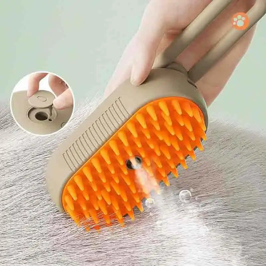 Cat Dog Pet Spray Massage Brush One Button - MyPetDollar.com