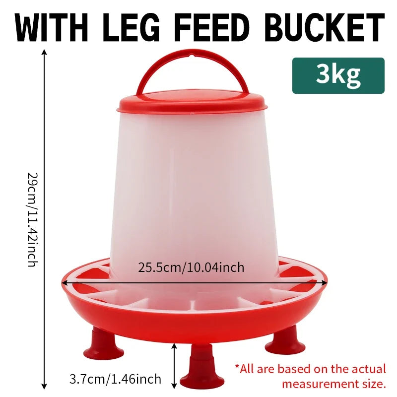 1.5 3 6 9 12kg Automatic Chicken Feeder – 9 Colors