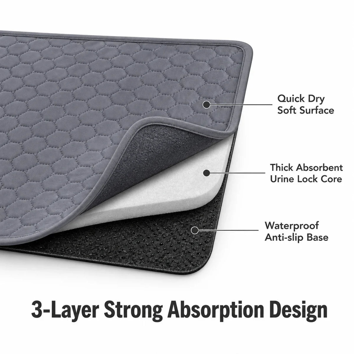 Reusable Washable Dog Pee Pad Waterproof - MyPetDollar.com