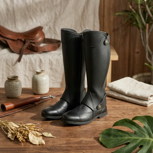 Half Chaps Microfiber Riding Gaiters Legwear - MyPetDollar.com