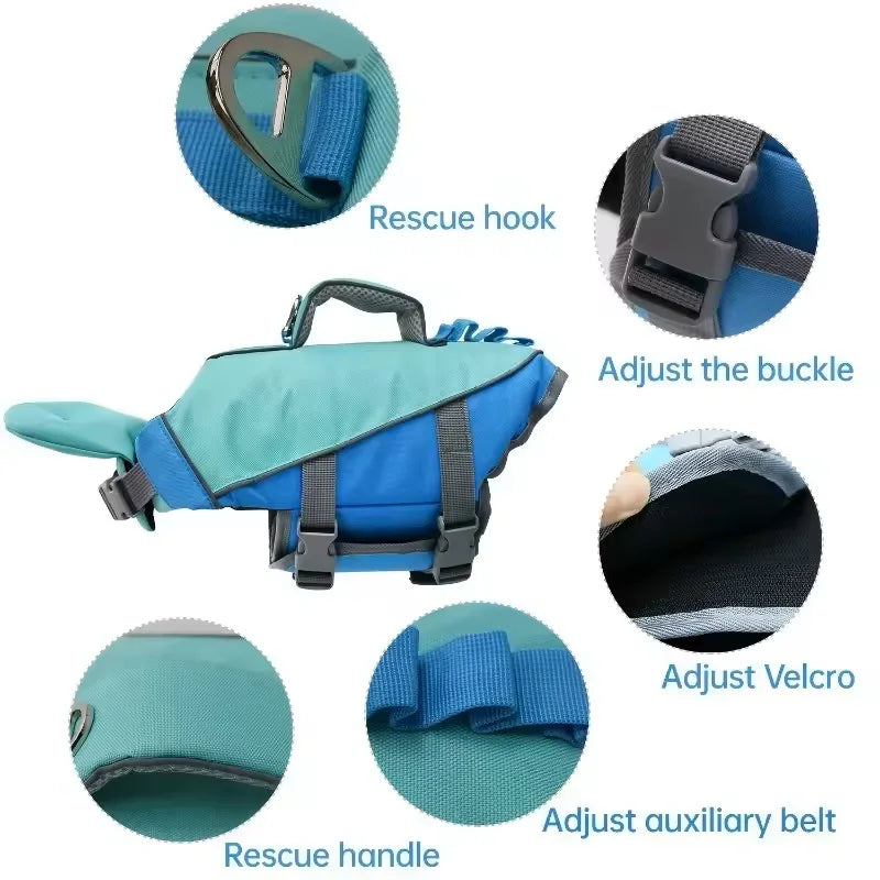 Dog Life Vest for Swimming Boating High - MyPetDollar.com