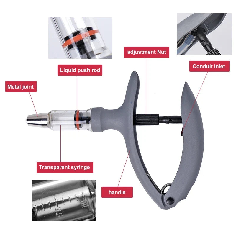 2ml/5ml Poultry Animal Automatic Syringe - MyPetDollar.com