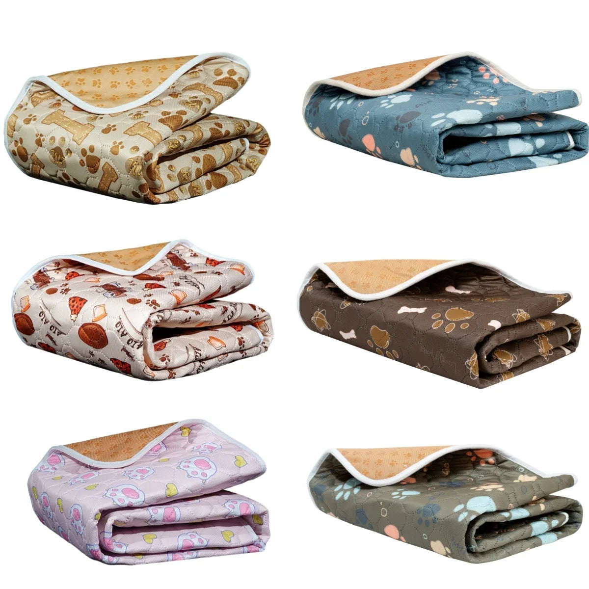 2pcs Cute Waterproof Pet Pee Pad Washable - MyPetDollar.com