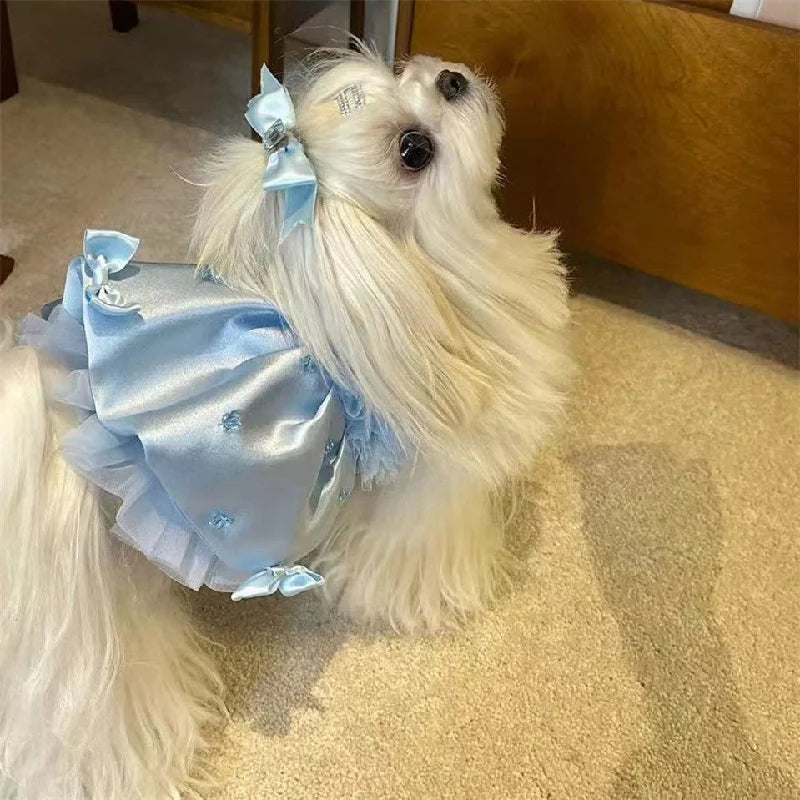 New fluffy princess dress for pets, - MyPetDollar.com