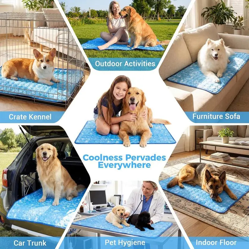 Dog Cooling Mat, Large Cooling Pad for Dogs - MyPetDollar.com