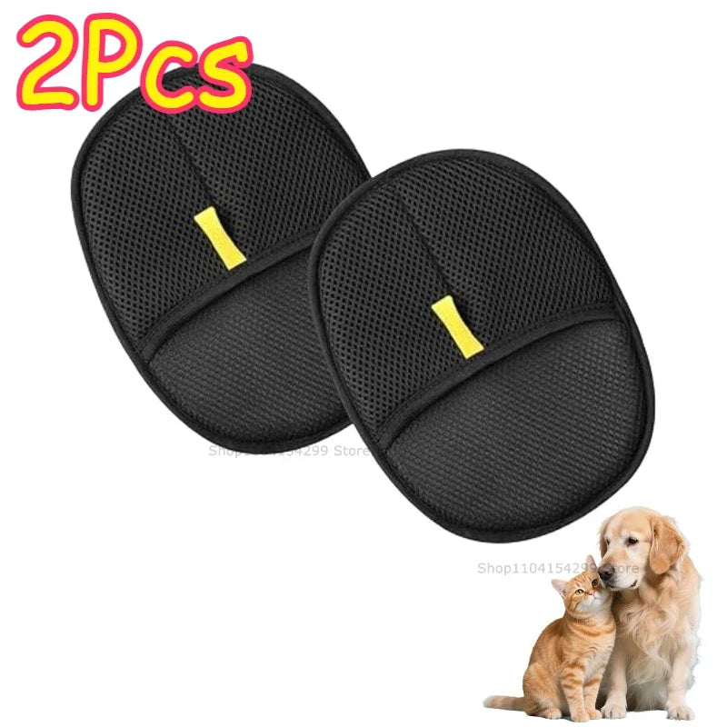 Pet Hair Removal Glove Cat & Dog Reusable Electrostatic – 4 Colors