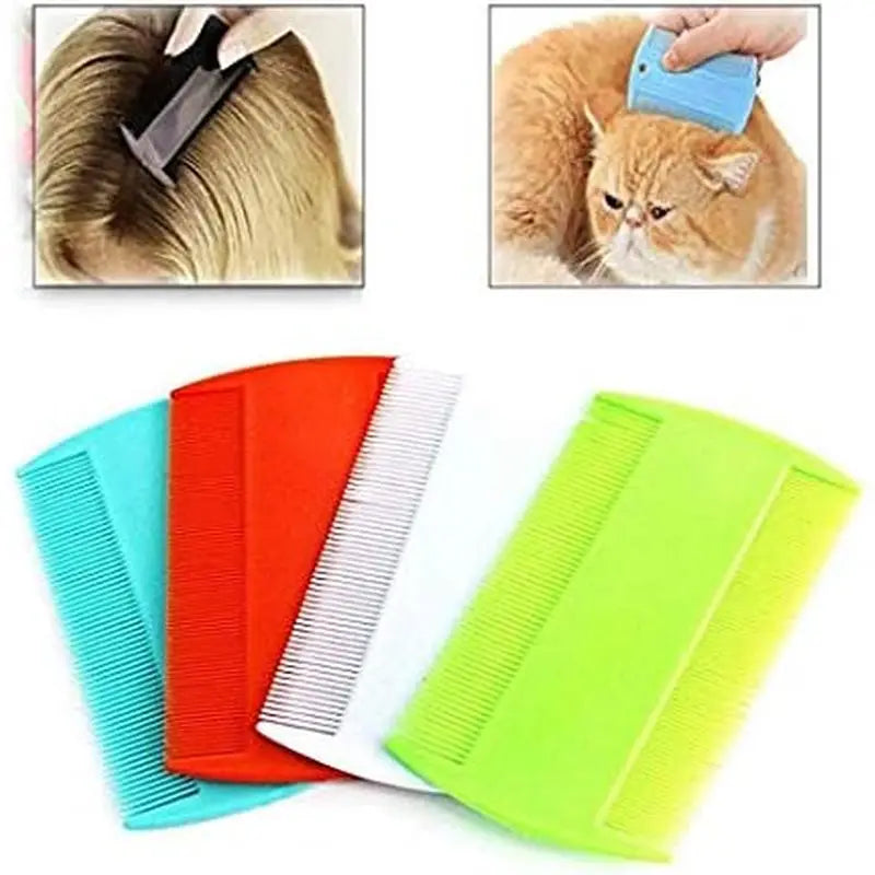 4 Pack Flea Lice Combs Grooming Fine Tooth - MyPetDollar.com