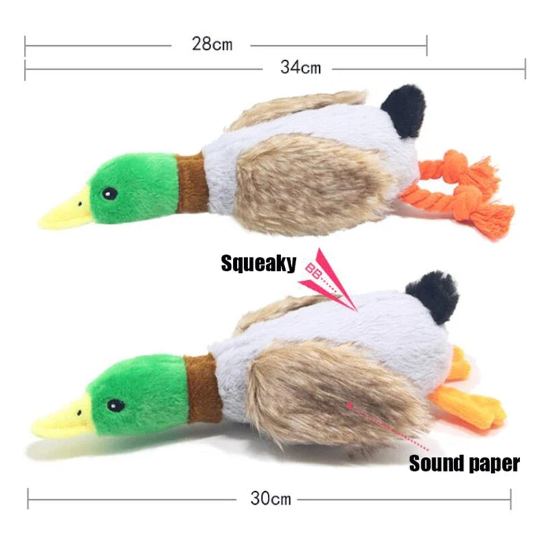 Cute Plush Duck Sound Toy Stuffed Squeaky - MyPetDollar.com