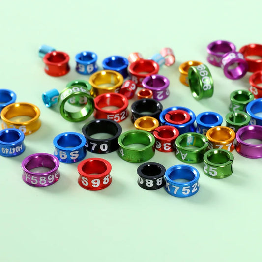 15Pcs Aluminum Parrot Leg Rings Pigeon Foot - MyPetDollar.com