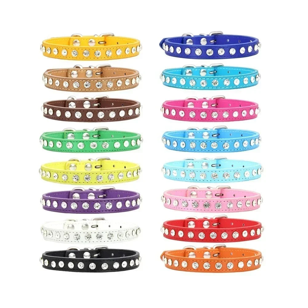 Personalized Rhinestones Dog Collar 16 - MyPetDollar.com