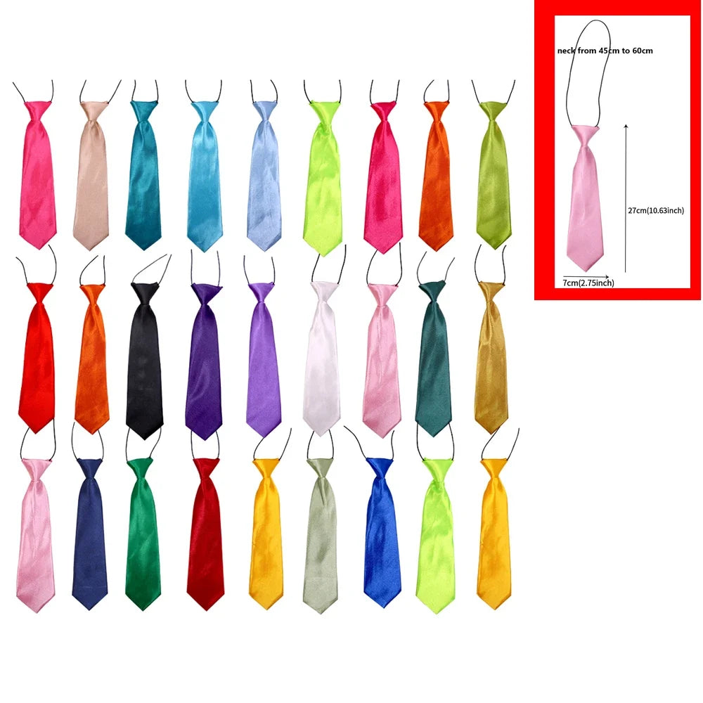50pcs Solid Small Dog Cat Bow Tie Neckties - MyPetDollar.com