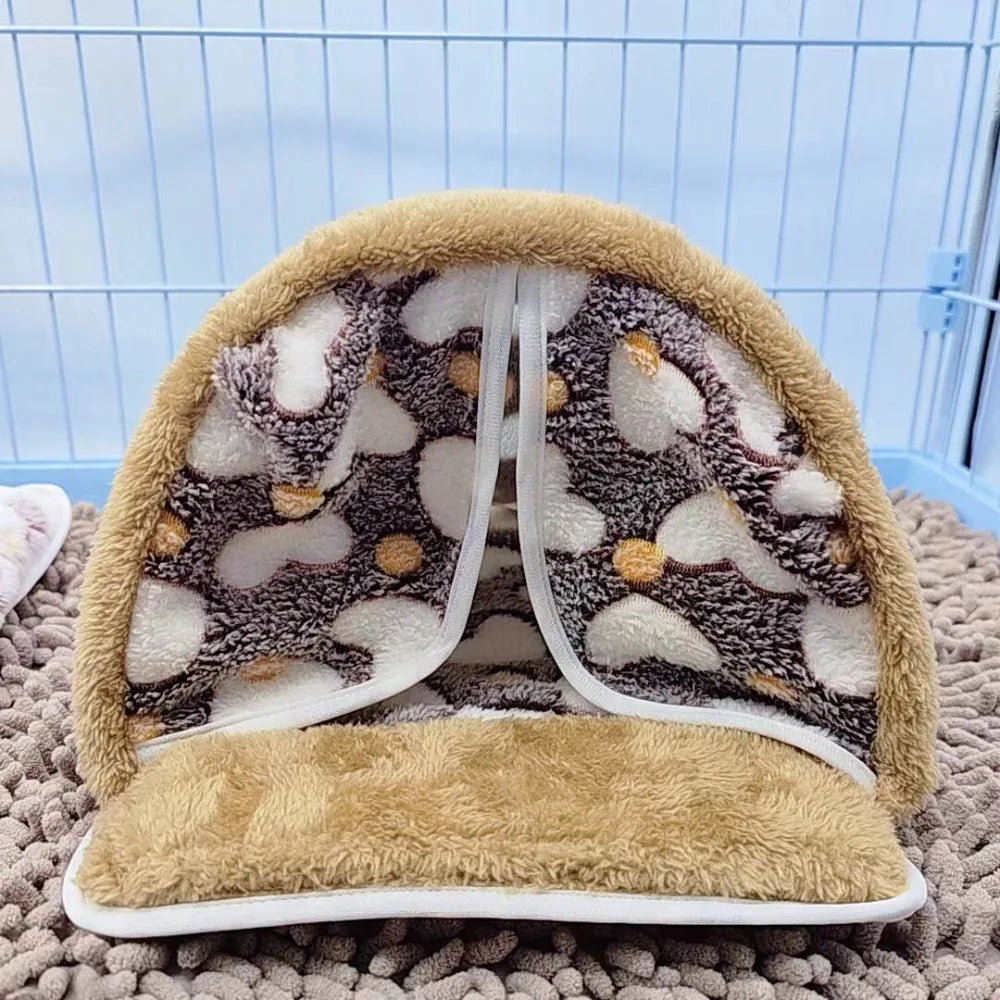 Cotton Cozy Winter Warm Hamster Bed Washable Breathable Guinea Pig – 2 Colors
