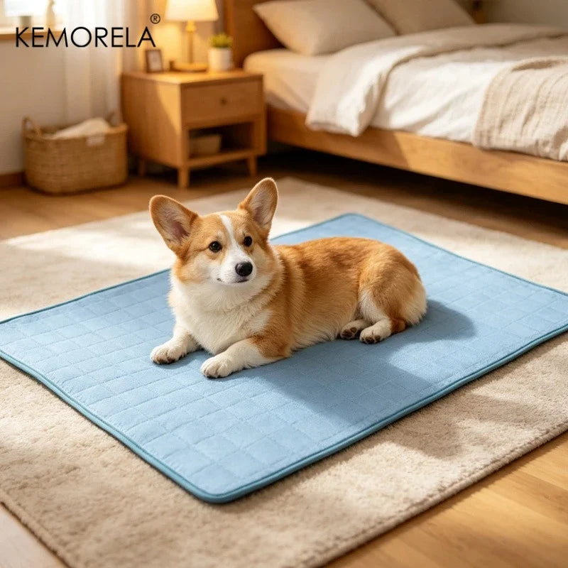 Breathable Kemorela Ice Cool Upgrade Dog Cooling Mat