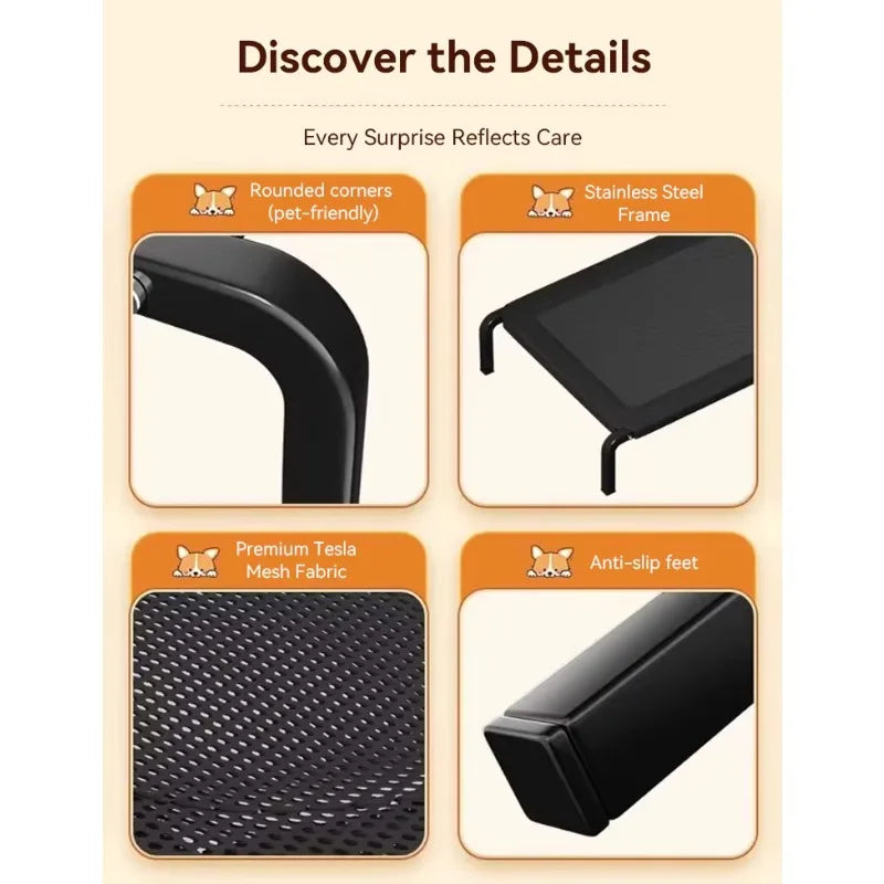 For Outdoor Home Use Elevated Big Dog Bed - MyPetDollar.com
