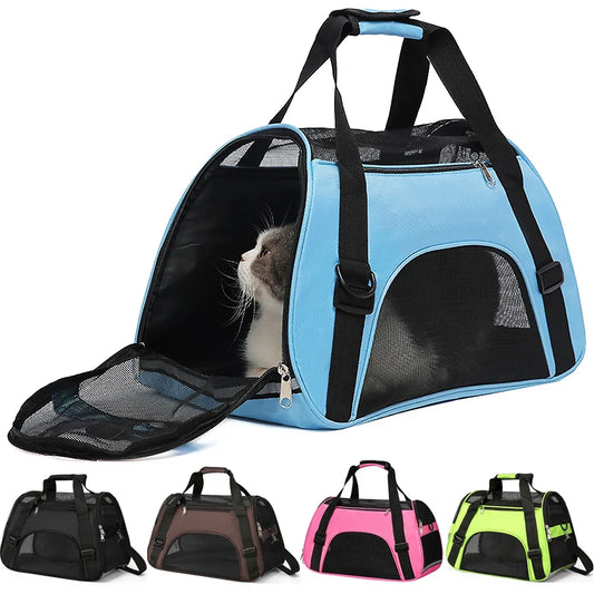 Cat Bags Portable Dog Carrier Bag Mesh - MyPetDollar.com