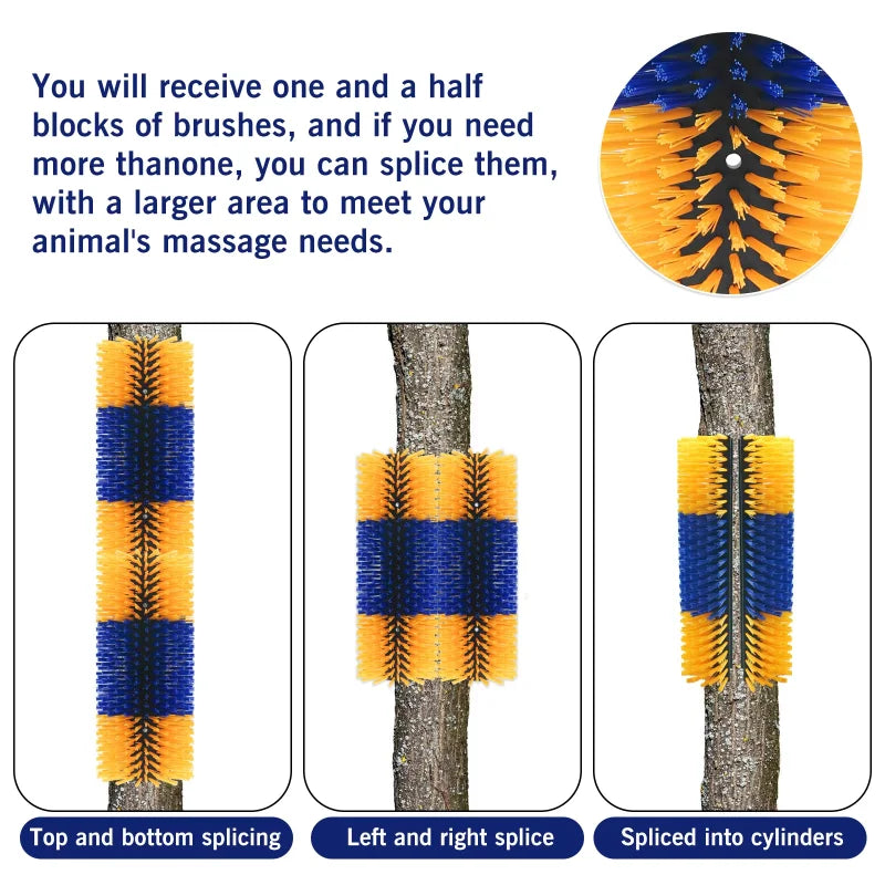Livestock Grooming Brush Deep Massage - MyPetDollar.com
