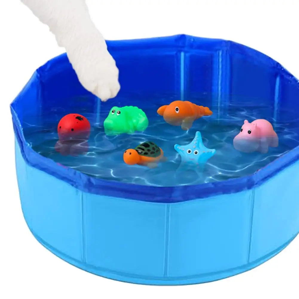 Foldable Dog Bath Swimming Pool Cat Pool Toy - MyPetDollar.com