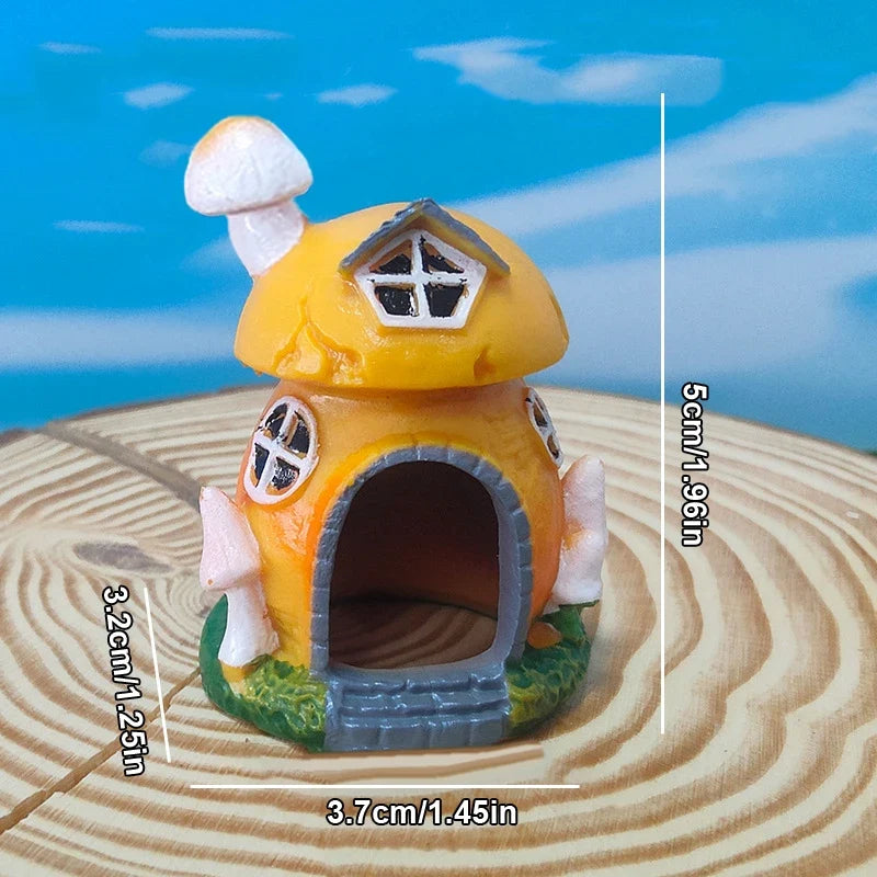 Mushroom Conch House Shelter Aquarium Landscaping Decoration – 5 Colors