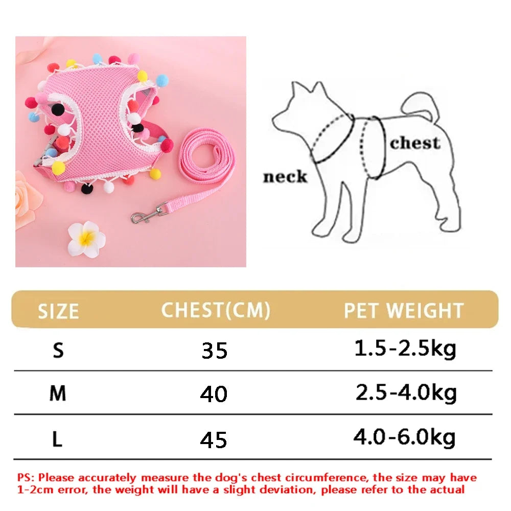 New Breathable Cute Cat Harness Set - MyPetDollar.com