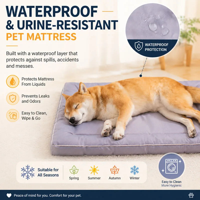 Summer Waterproof Dog Bed All Seasons Oxford - MyPetDollar.com