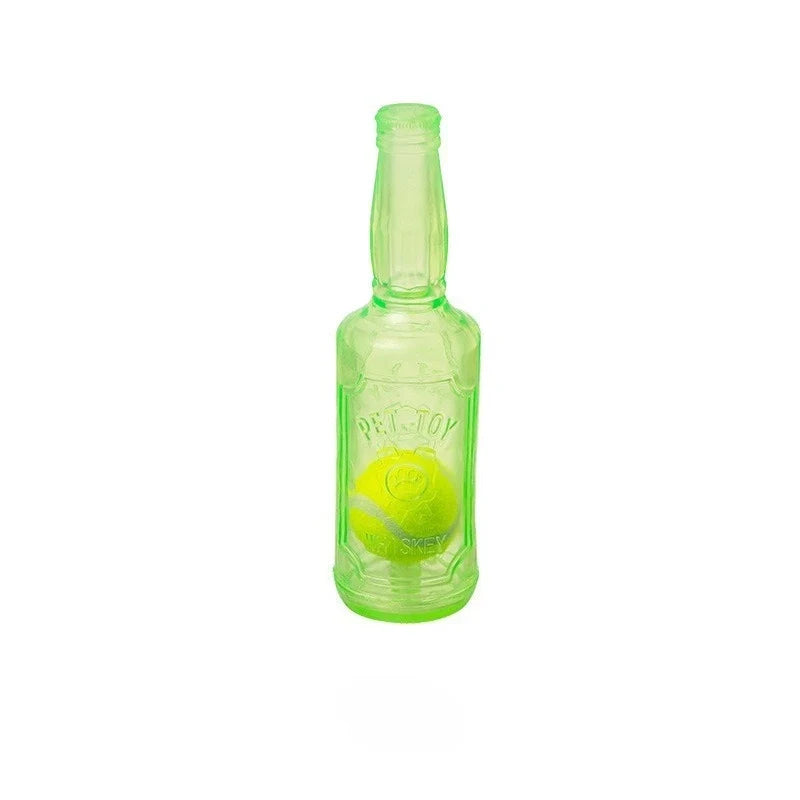 Dog Chew Plaything TPR Bite-resistance Beer Bottle – Dog Toys & Play