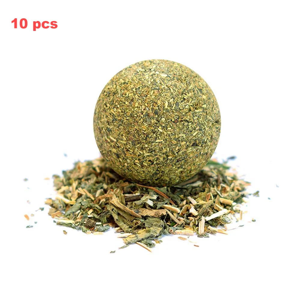 1 Natural Catnip Cat Wall Stick-on Ball – 6 Colors