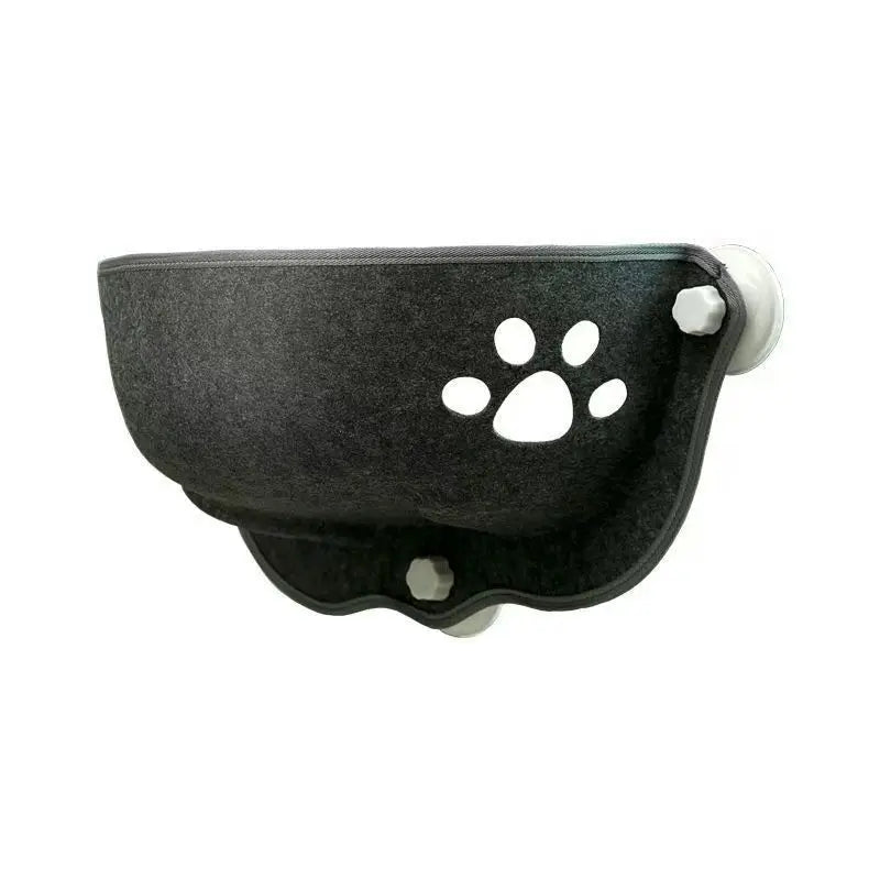 Cat Window Hammock for Small Pets Round Felt Hanging Bed – 4 Colors