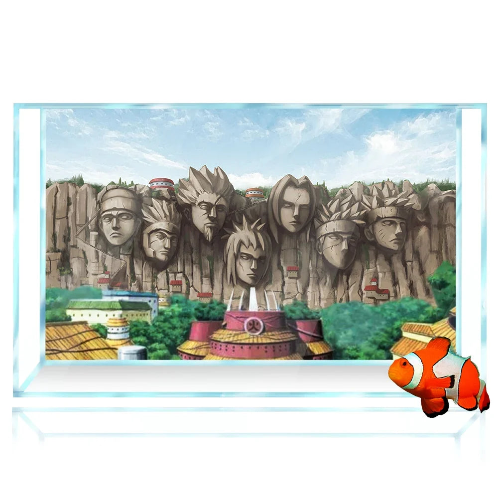 Aquarium Background Sticker - Ninja Cartoon - MyPetDollar.com