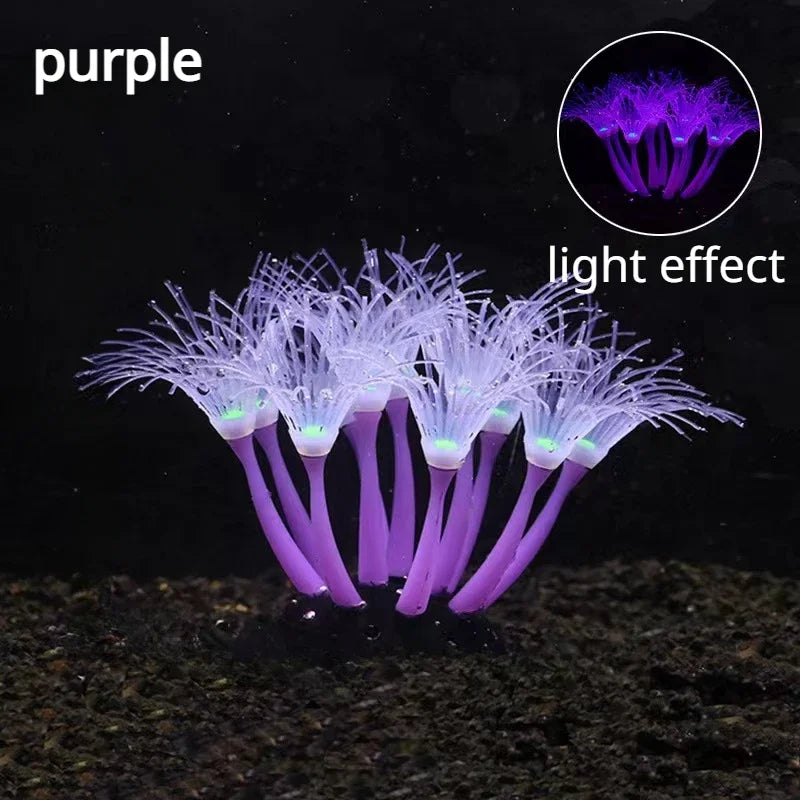 Simulation Silicone Coral Fish Tank – Aquarium Supplies