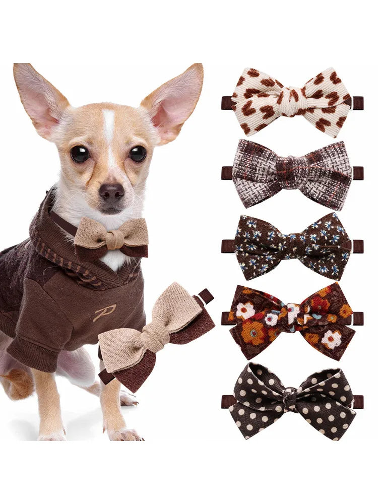 Dog Supplies Delicate Bowtie Pet Neckties