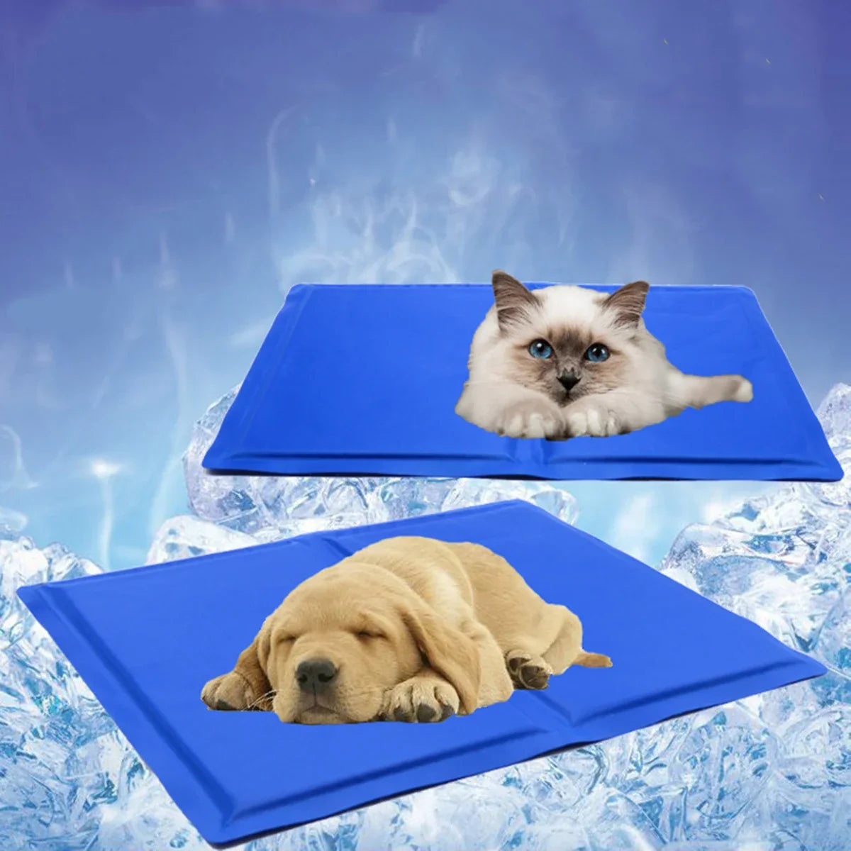 1pc-Pet Cooling Pad, Self-Cooling Dog Bed - MyPetDollar.com