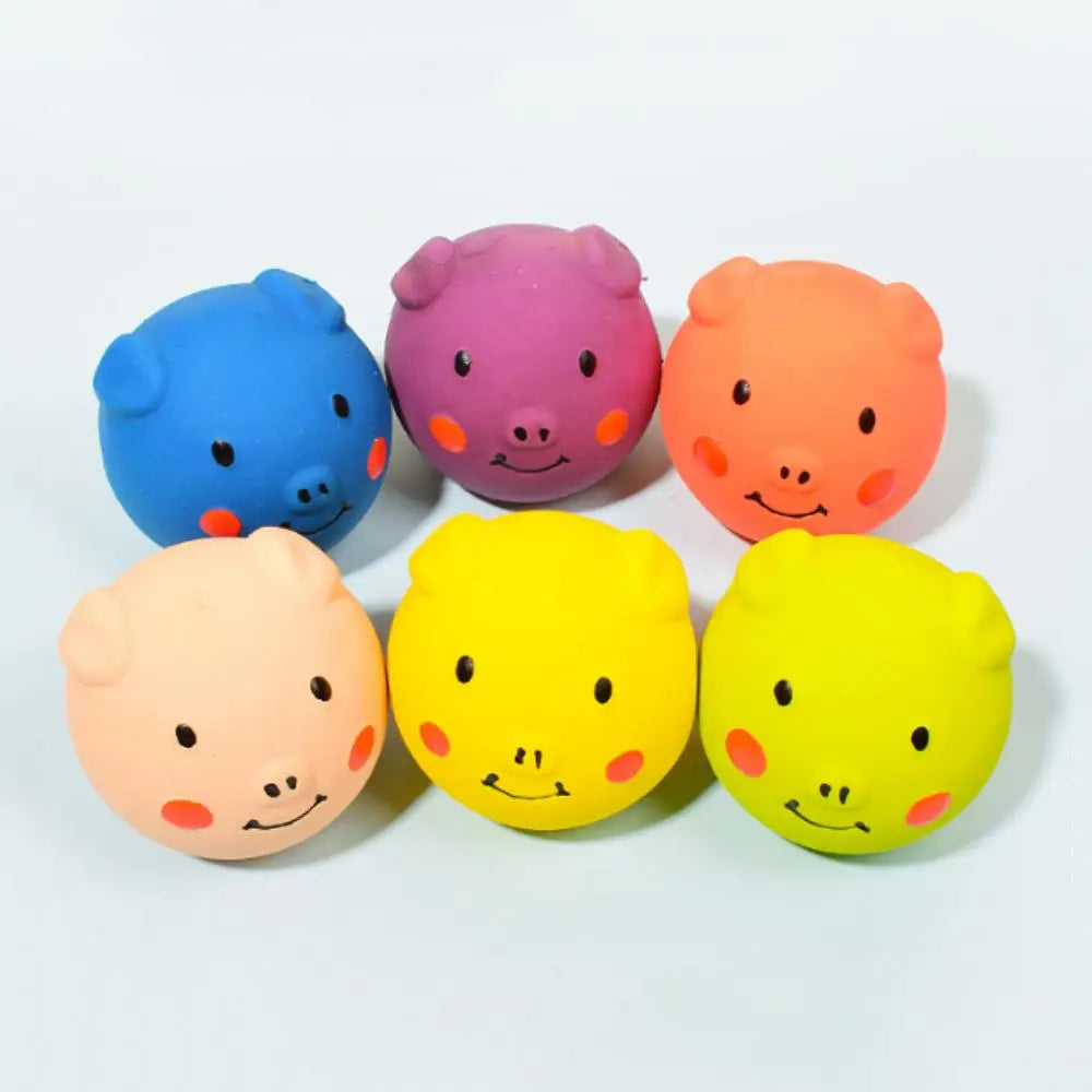 Pet Biting Toys Cartoon Latex Squeaky Dog - MyPetDollar.com