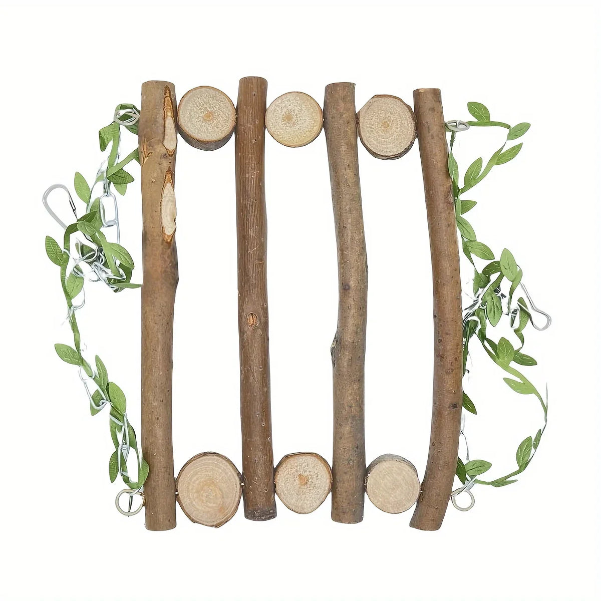 Natural Branch Bird Swing Parrot Toys
