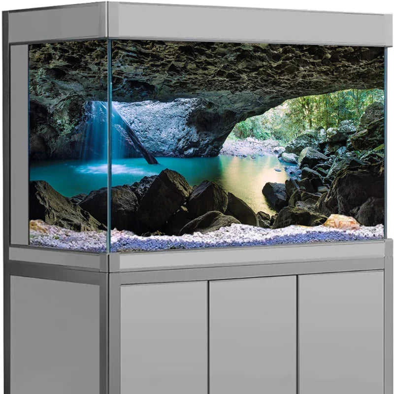 Fish Tank Decor Aquarium Background Sticker - MyPetDollar.com