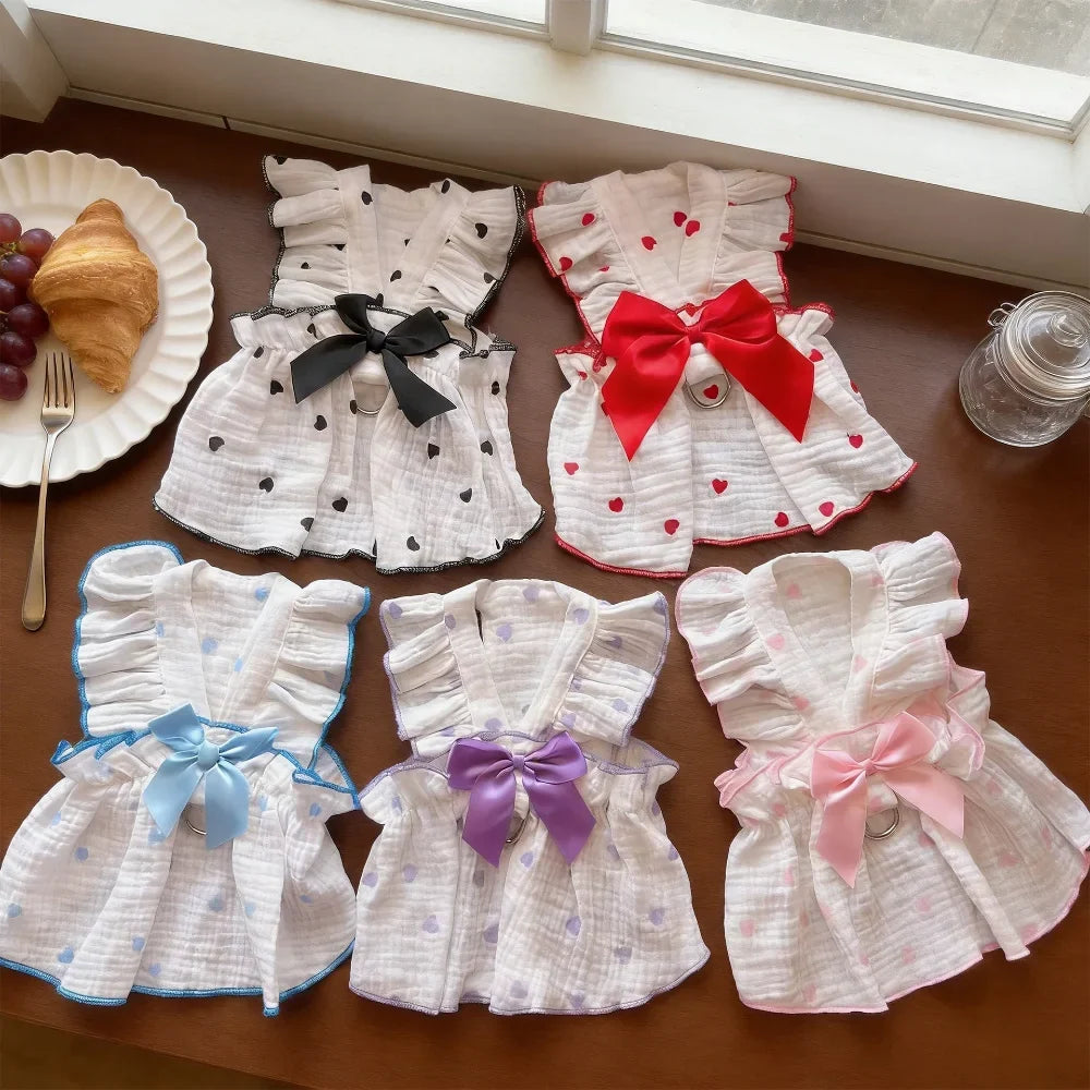 Cat Summer Dress Anti Shedding Thin Pet - MyPetDollar.com