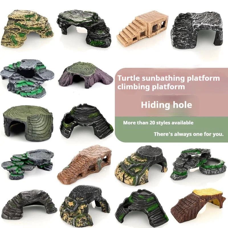 Turtle Platform Rectangular Aquarium Fish - MyPetDollar.com