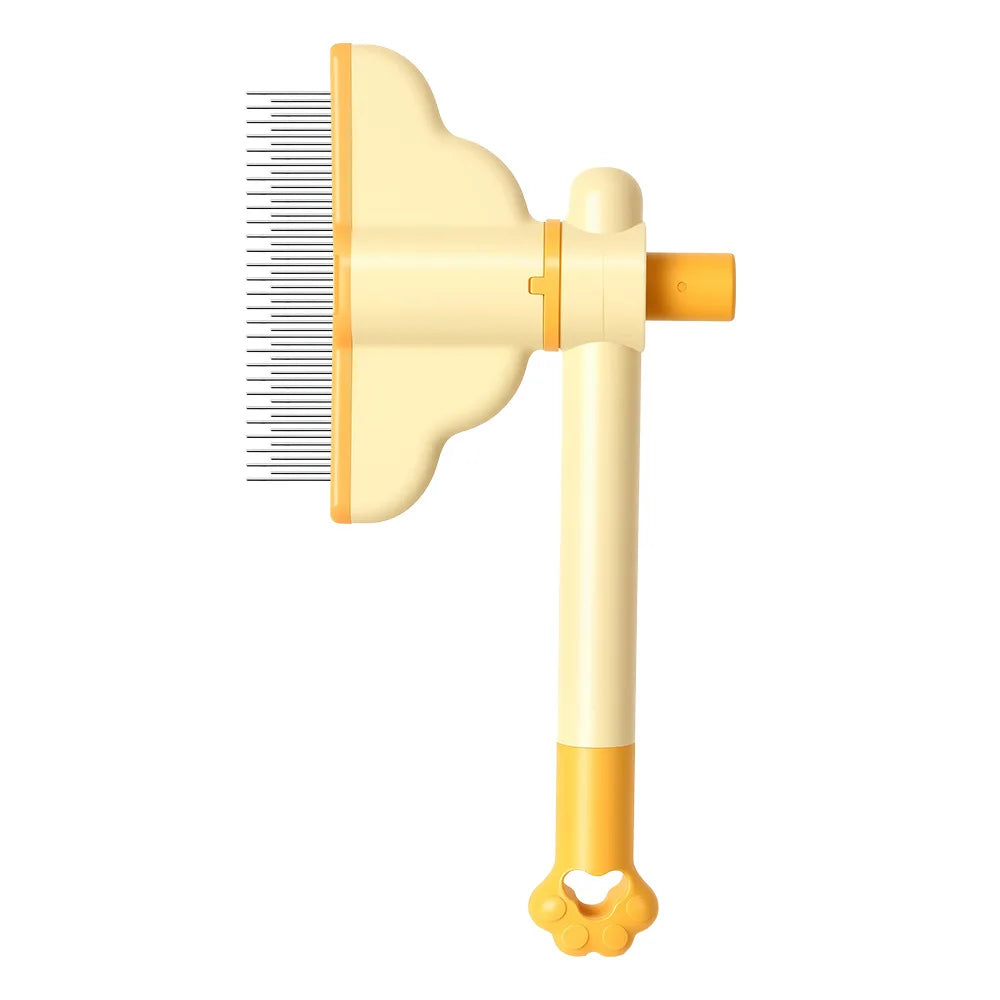 One Button Self Cleaning Pet Grooming Comb – 2 Colors
