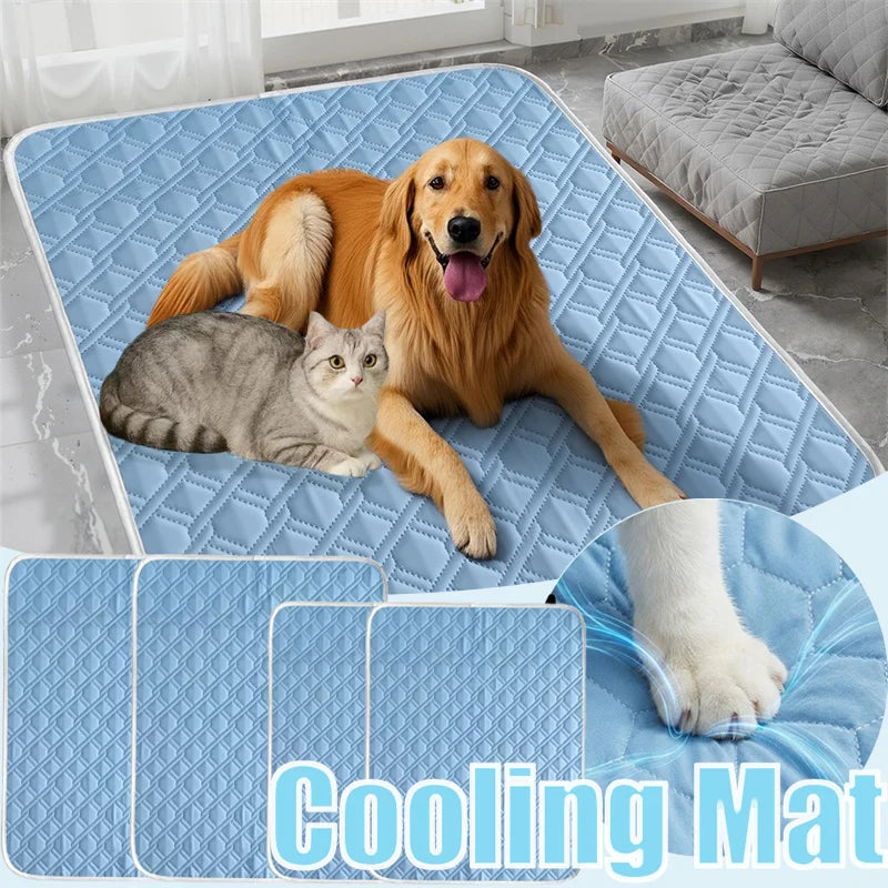 Summer Dog Cooling Mat Pet Cold Bed Extra - MyPetDollar.com