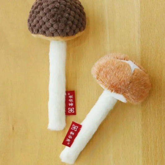 New Simulated Cat Chew Mushrooms Shape Soft - MyPetDollar.com