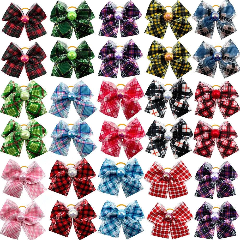 50/100pcs Small Dog Grooming Bows Pearl - MyPetDollar.com