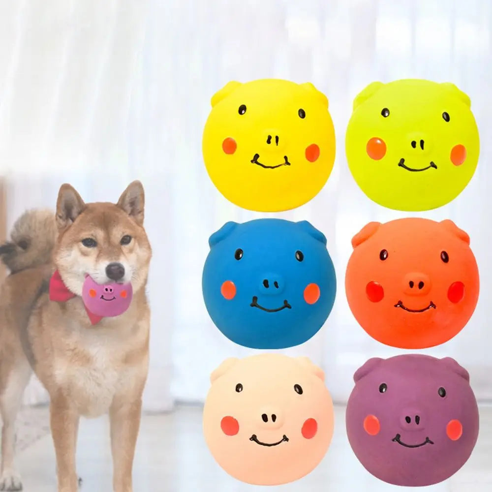 Pet Biting Toys Cartoon Latex Squeaky Dog - MyPetDollar.com