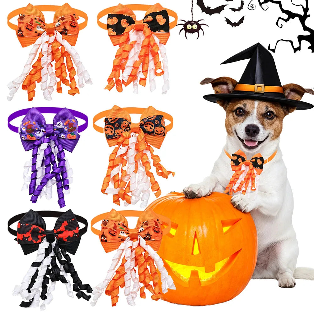 100/50PCS Handmade Puppy Bows For Halloween - MyPetDollar.com
