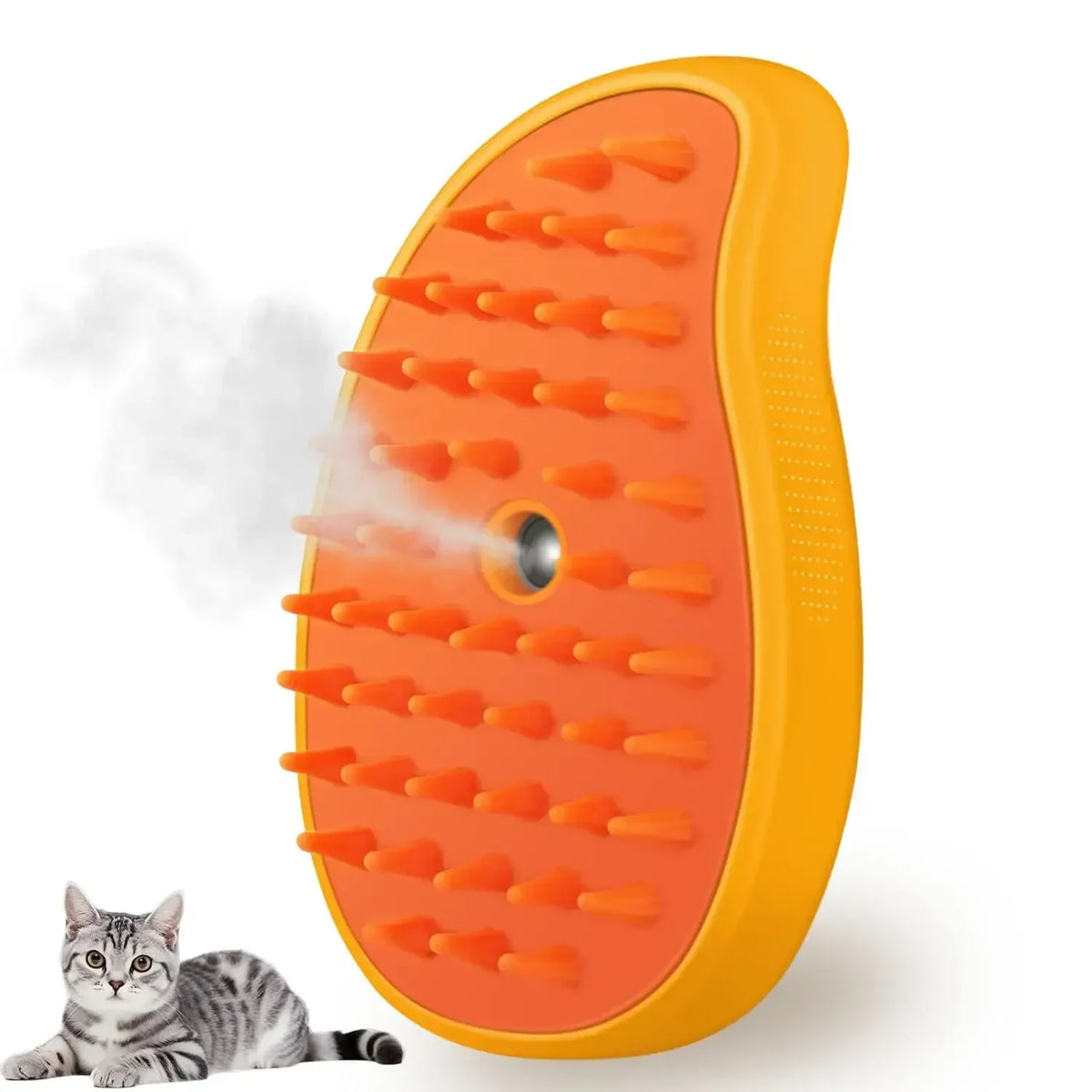 Cat Dog Steamy Brush Steam Brush Electric - MyPetDollar.com