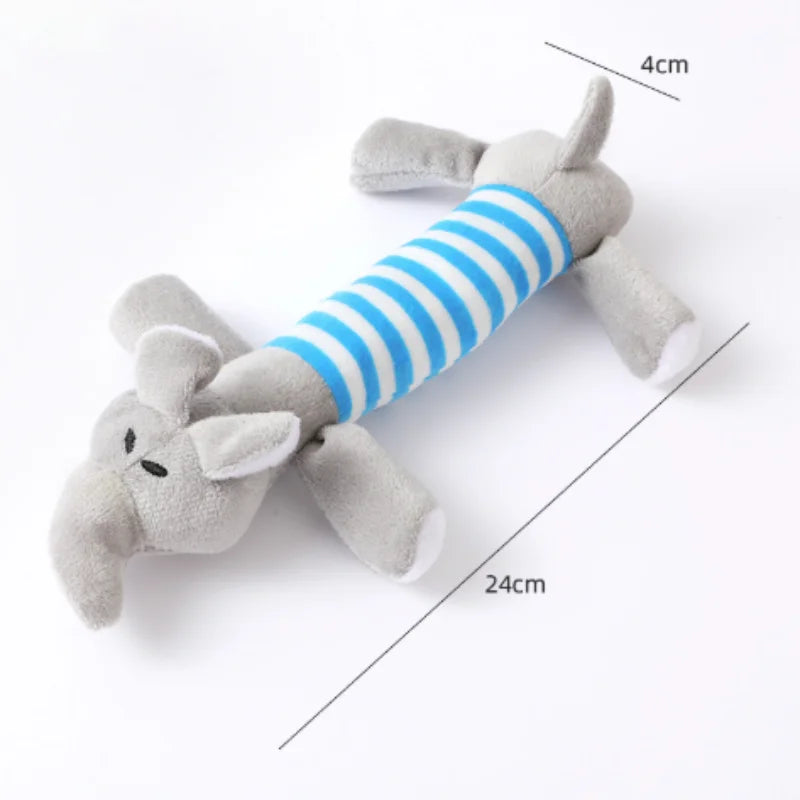 Cartoon Plush Dog Plaything Bite Resistant Decompression Duck Piglet – 6 Colors