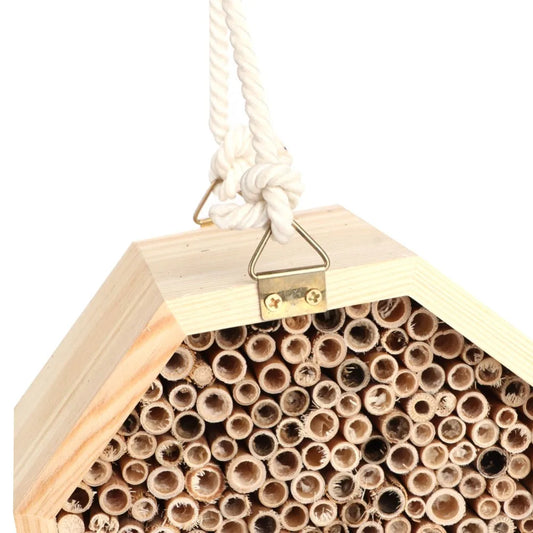 Candlenut Wood Insect House Hanging Design - MyPetDollar.com